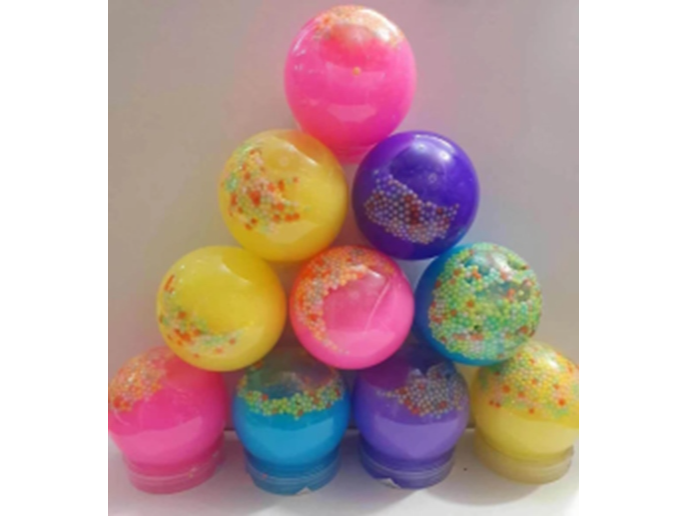 SLIME CON PELOTITAS MINI ENVASE PELOTA (Código: CYL062)