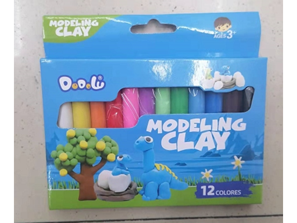 PLASTICINAS X 12 COLORES EN CAJITA (Código: 0982)