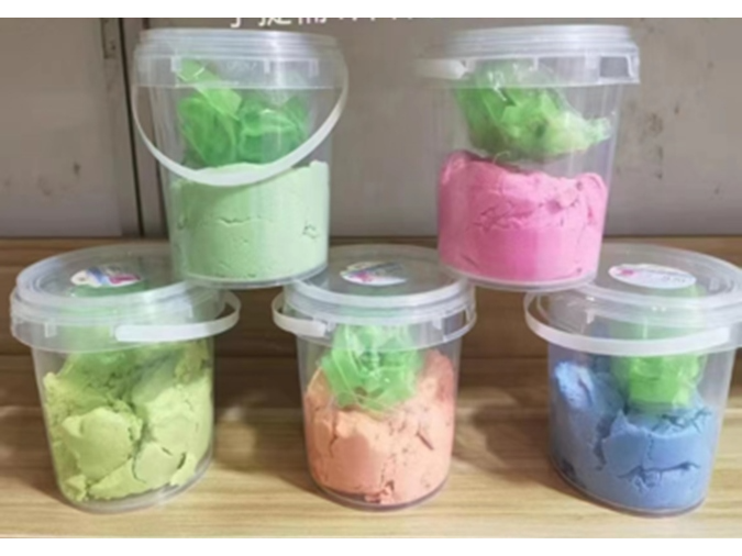 Arena Cinética tacho de 500 grs (varios colores) (Código: JS-61)