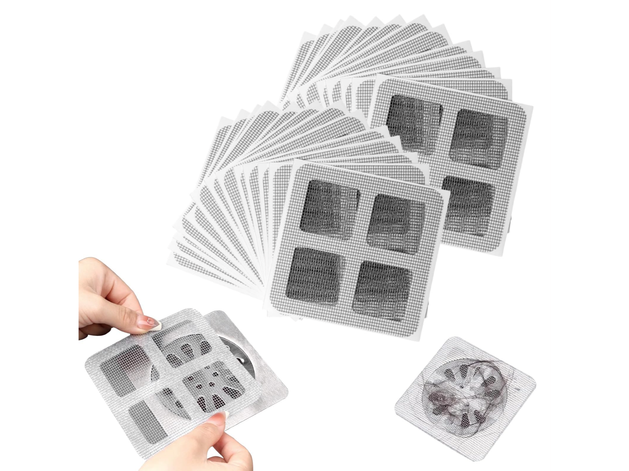 RED ATRAPA PELOS PARA BAÑOS (PACK X 10 UNIDADES)