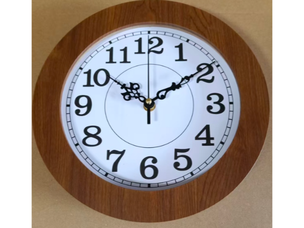 Reloj de pared Simil madera de 31 cm de Diámetro