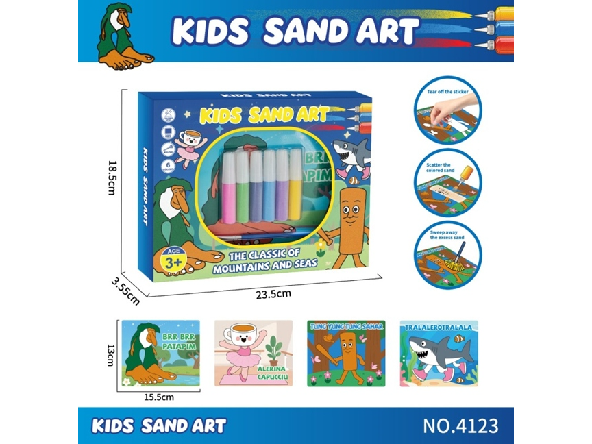 Kids Sand Art (Para pintar con arenas de colores) (NUEVO)