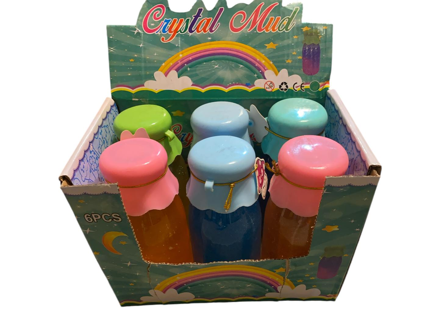 SLIME CON BRILLANTINA EN FRASCO   (Código: CYL033)