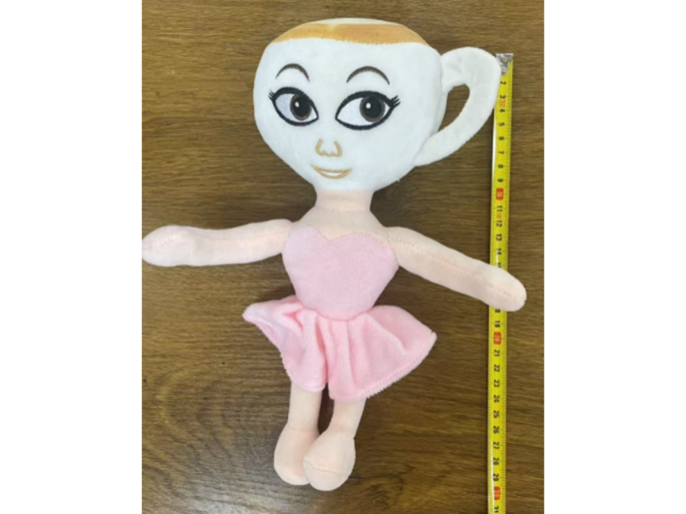 PELUCHE DE CAPUCHINA BALERINNA 28 cm