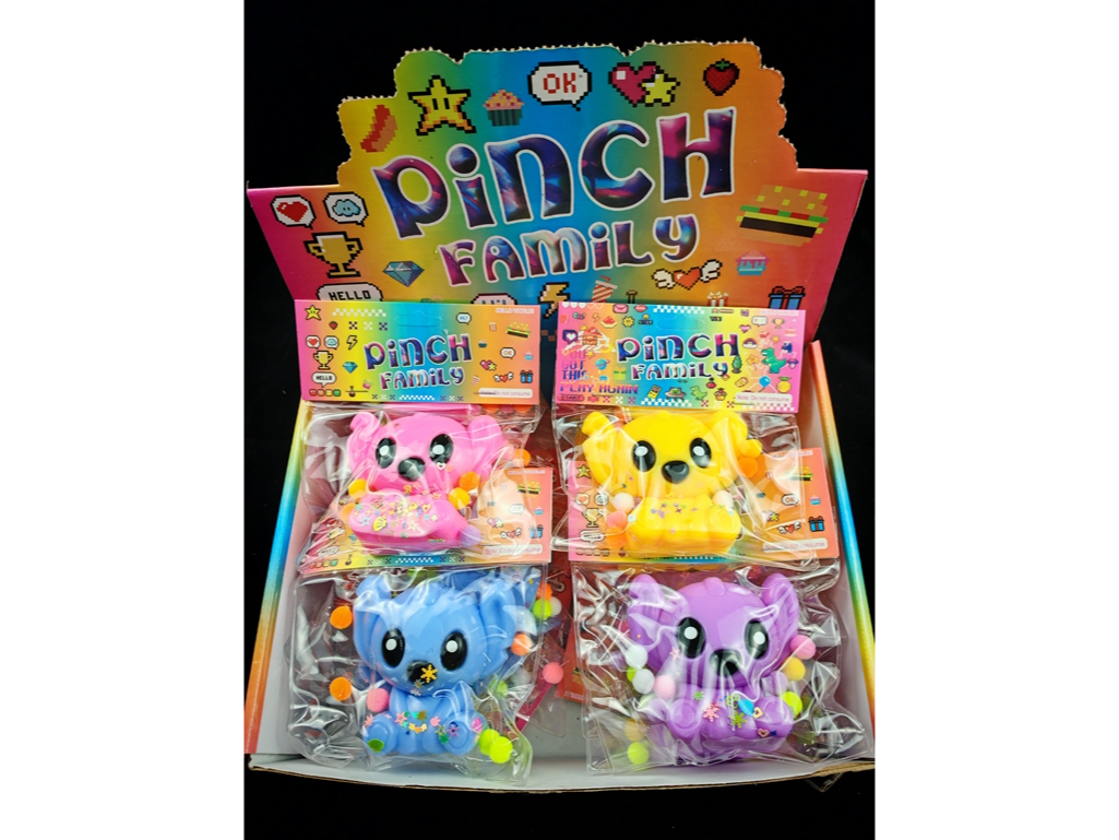 SQUISHIE DE MONSTRUITOS EN BOLSA PVC INDIVIDUAL