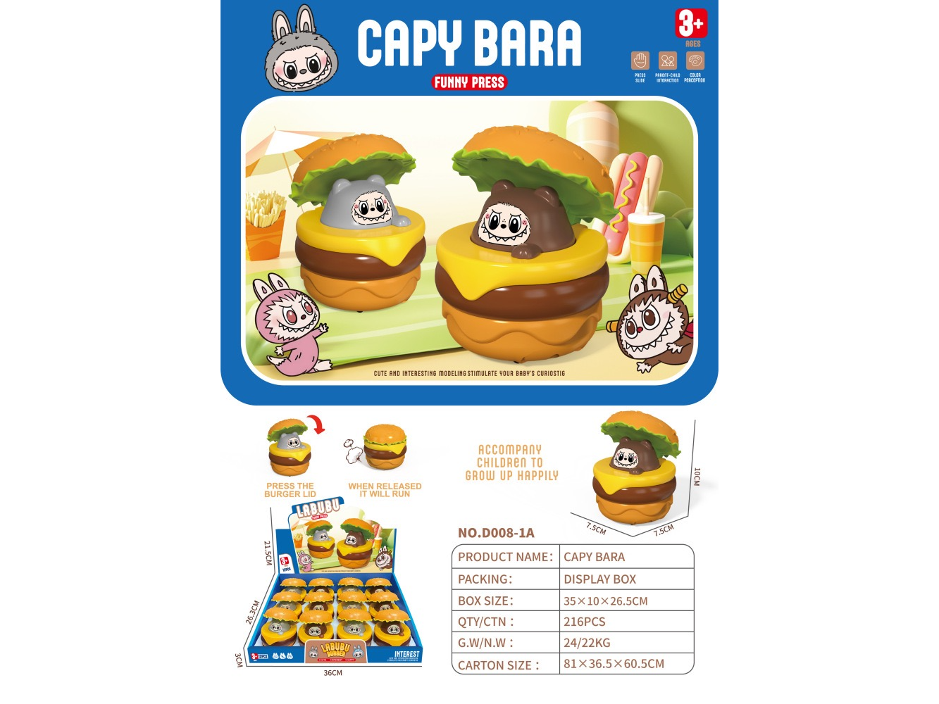 Hamburguesa Labubu