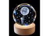 Bola de Cristal de 8 cm CON BOTON (Varios Diseños) XBDS-13