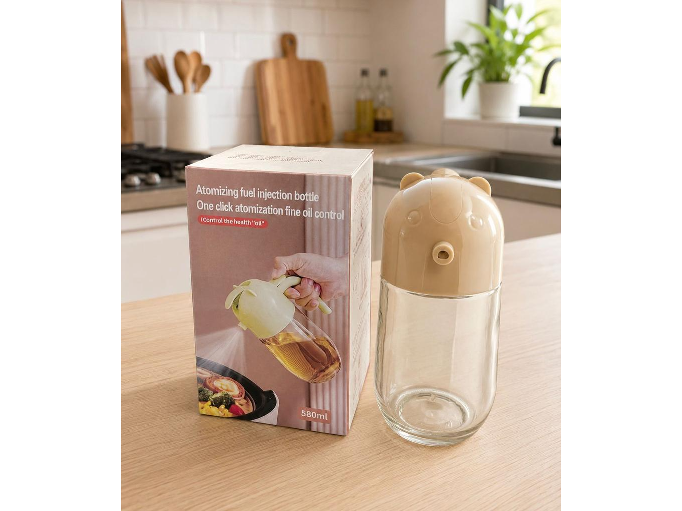 SERVIDOR DE ACEITE CON DOBLE FUNCIÓN: SPRAY Y POR CHORRITO