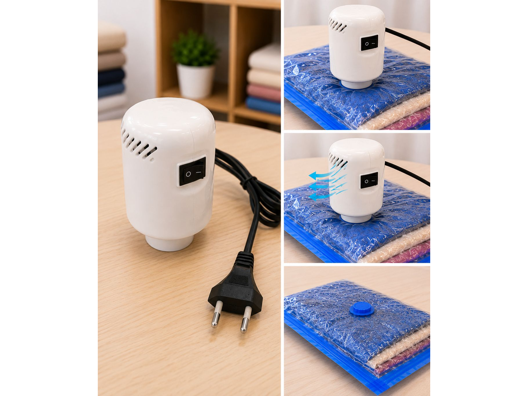 Desinflador para Bolsas de vacío ELÉCTRICO