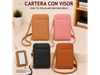 CARTERITA CON VENTANA TRANSPARENTE PARA USAR EL CELULAR (Código: WT-6)