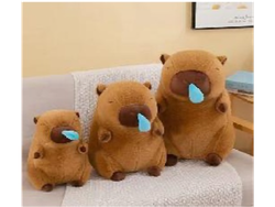 CAPYBARA CON GOTA REBATIBLE DE 25 CM