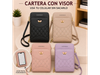 CARTERITA CON VENTANA TRANSPARENTE PARA USAR EL CELULAR (Código: WT-3)