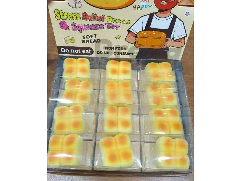 Pan de cuatro bollos squishy CK-537