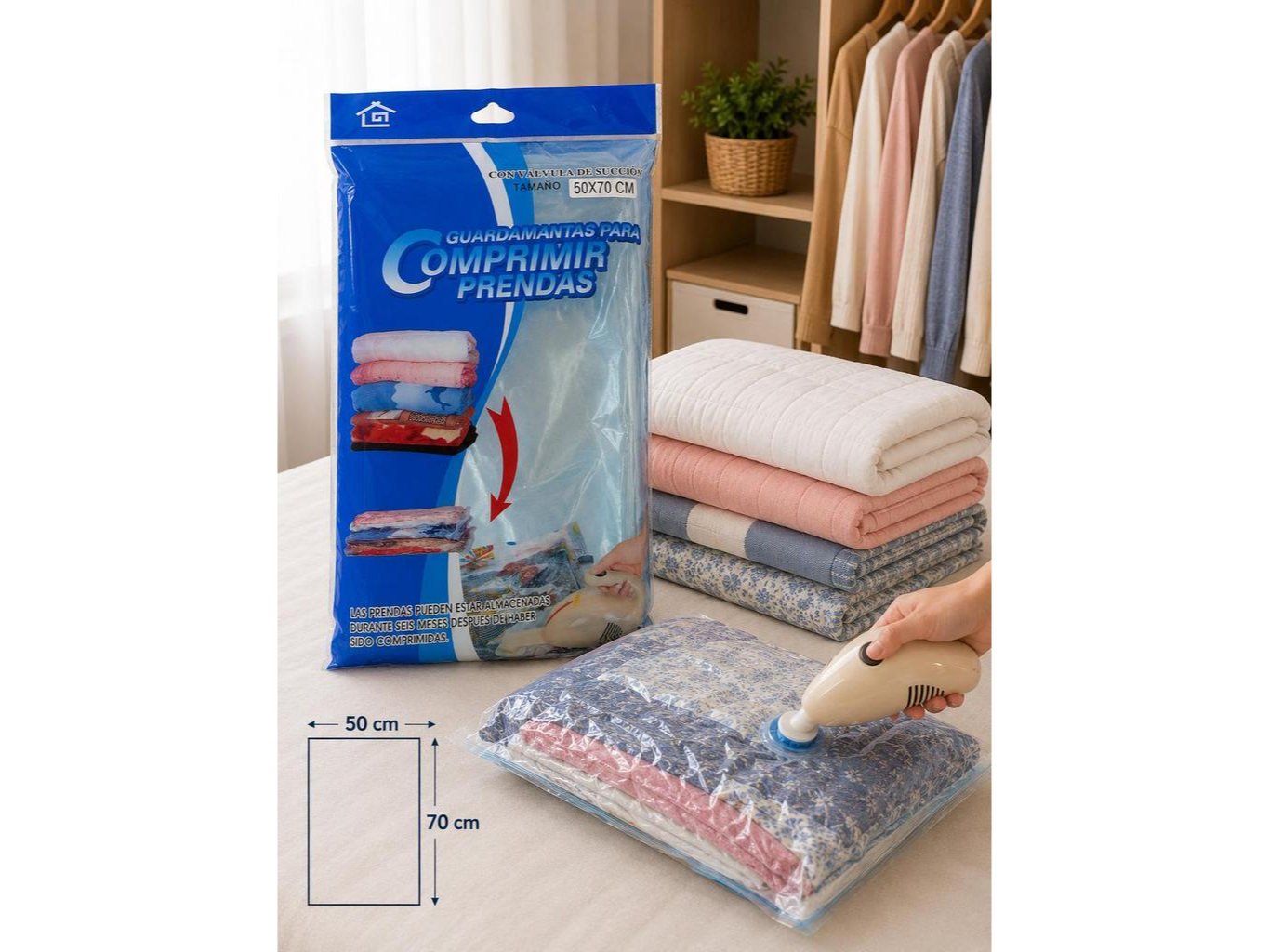 Bolsa con función de Vacío 50x70 cm