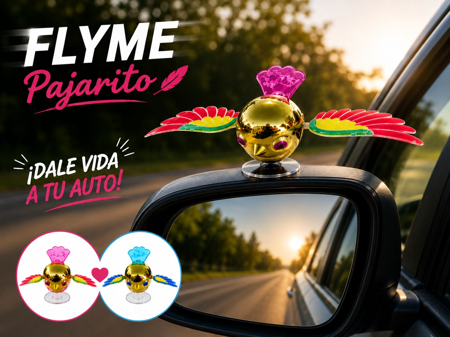 FLYME  pajarito para el auto