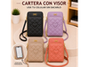 CARTERITA CON VENTANA TRANSPARENTE PARA USAR EL CELULAR (Código: WT-4)
