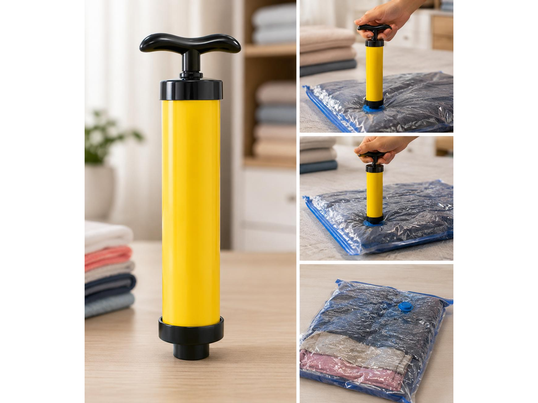Desinflador para Bolsas de vacío MANUAL