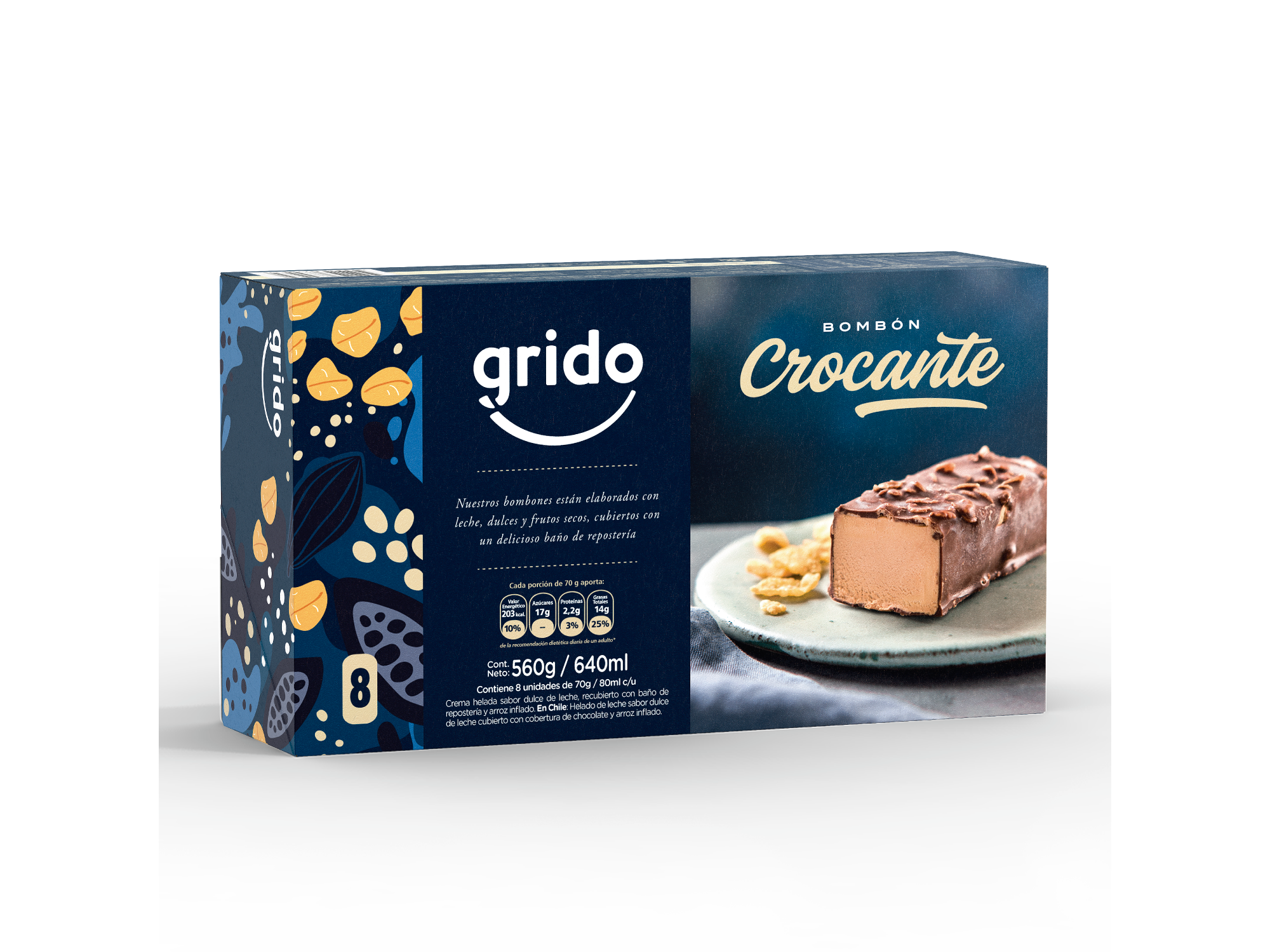 Bombón Crocante x 8 ud.