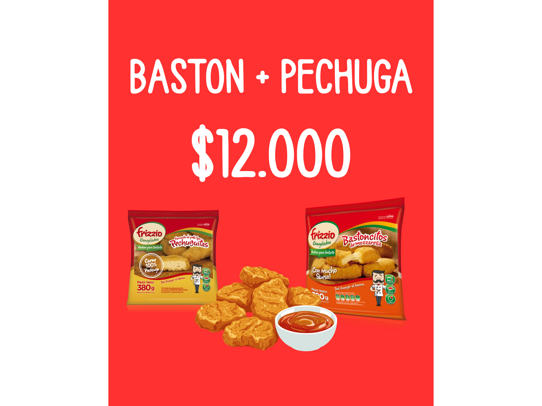 Pechuga + Bastoncito