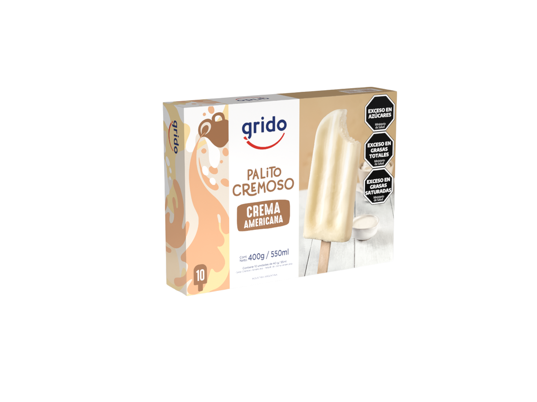 Palito cremoso x 10 ud.