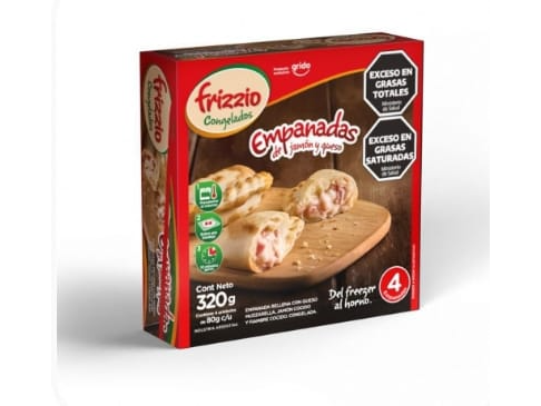 Empanada jamón y queso x 4 ud.