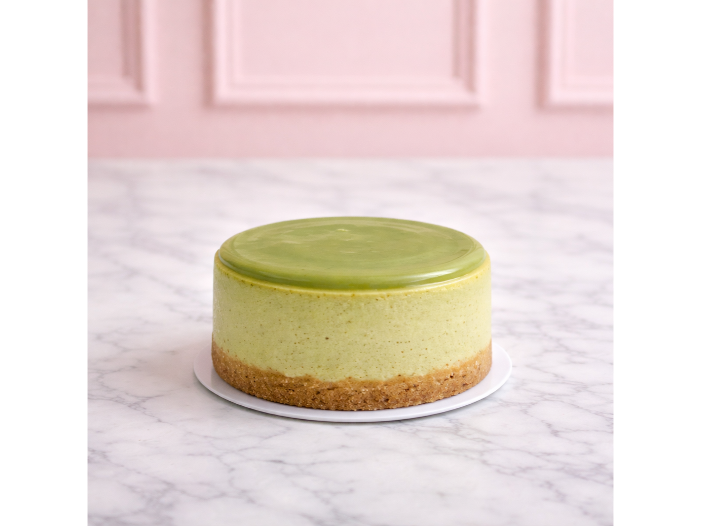 Mini cheesecake de pistacho