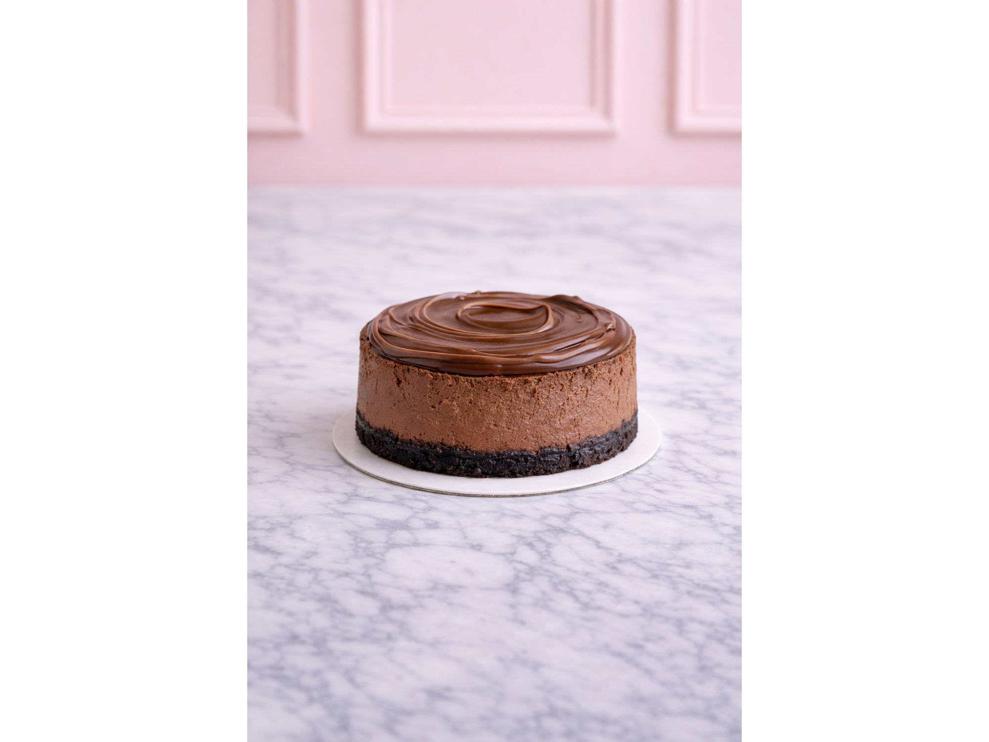 Mini cheseecake de chocolate con nutella