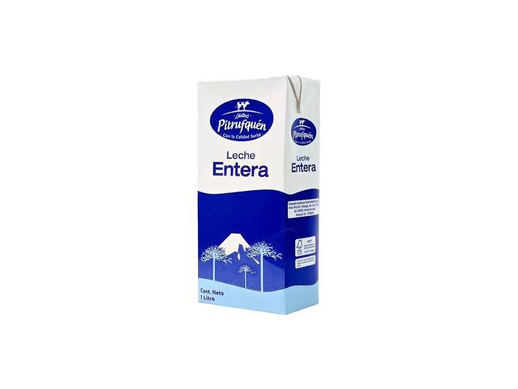 Leche entera Pitrufquén 1 litro