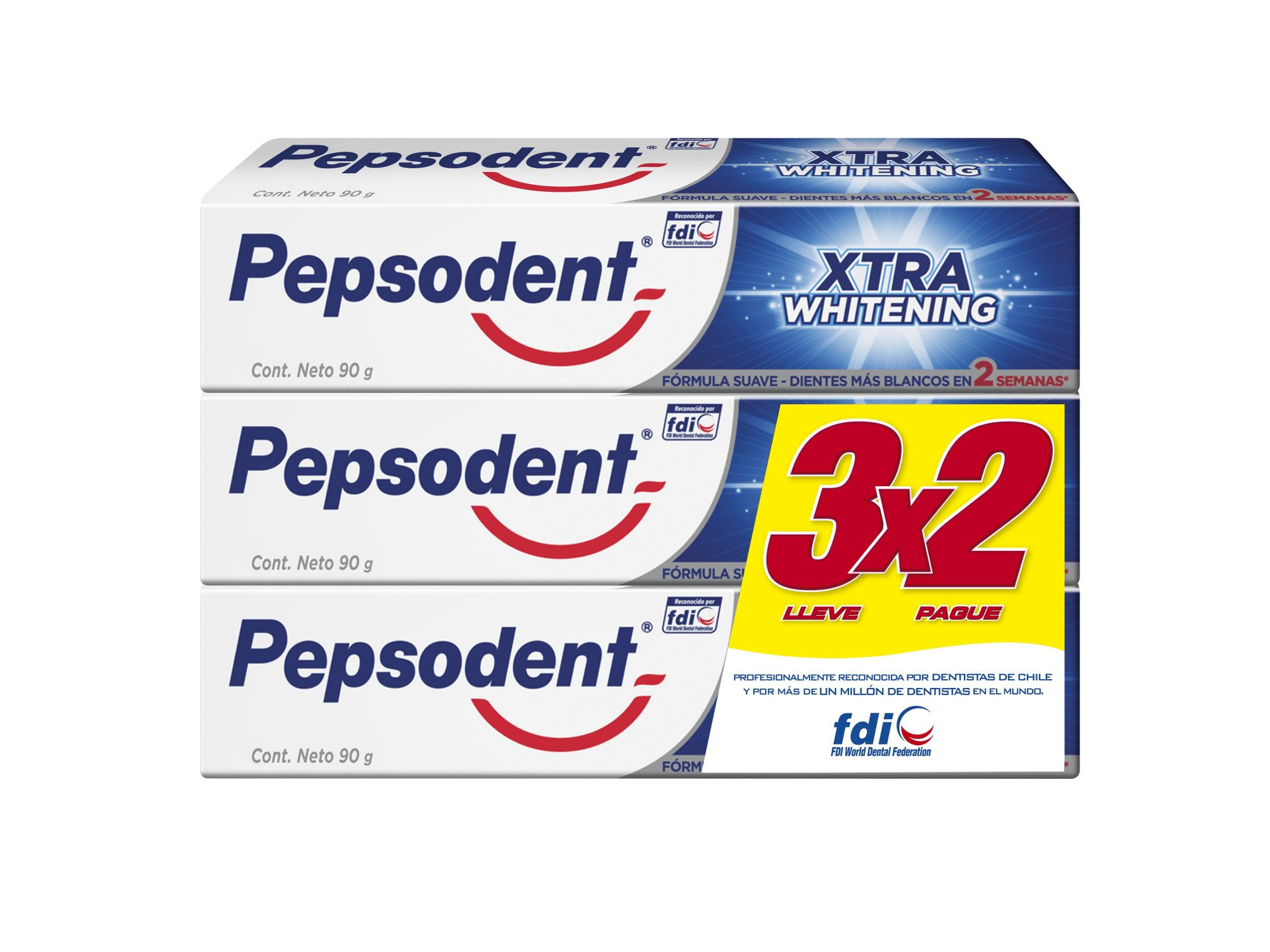 Pepsodent Pack 3x2 Xtra Whitening