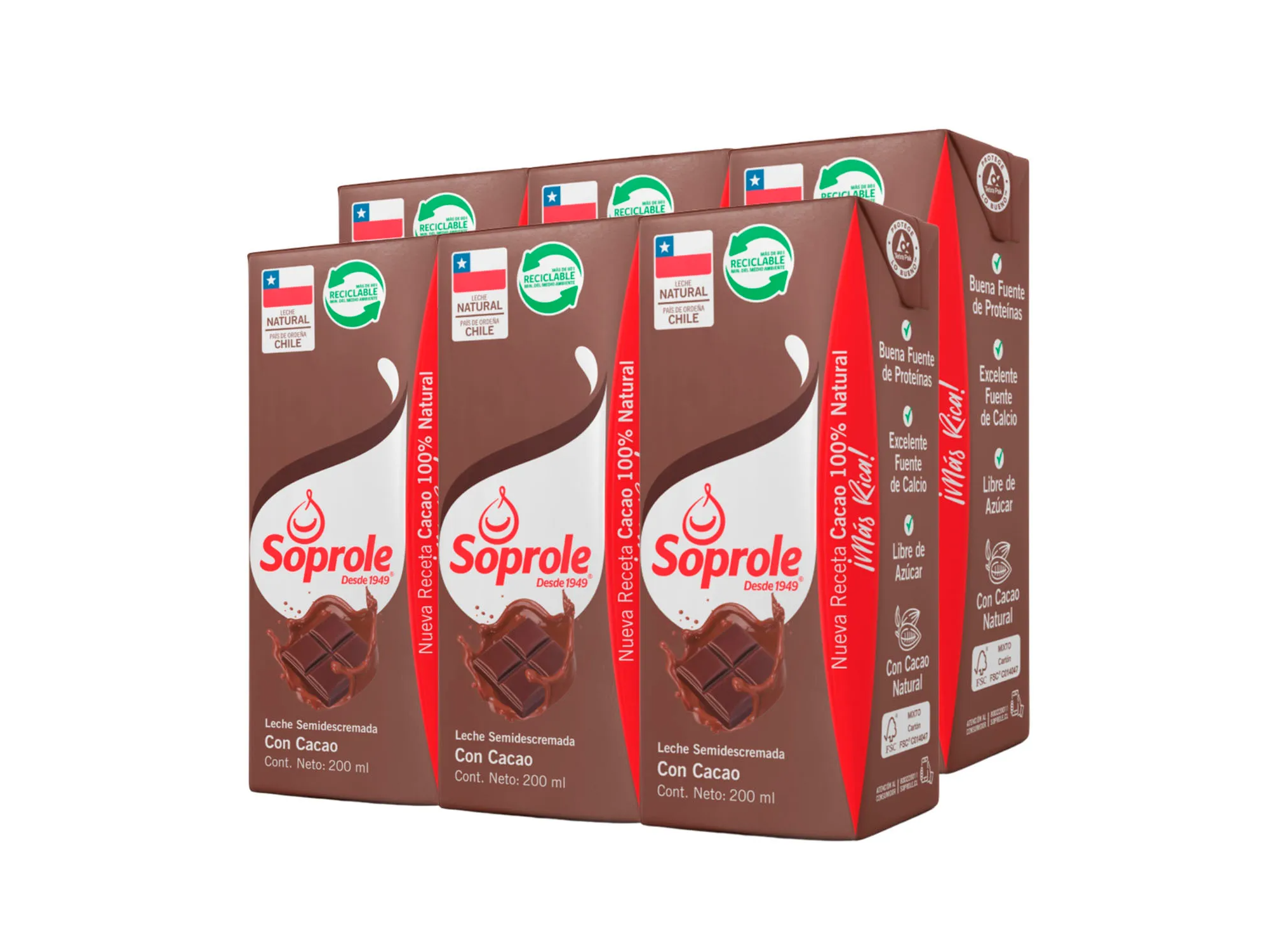 Leche Chocolate Soprole 200ml