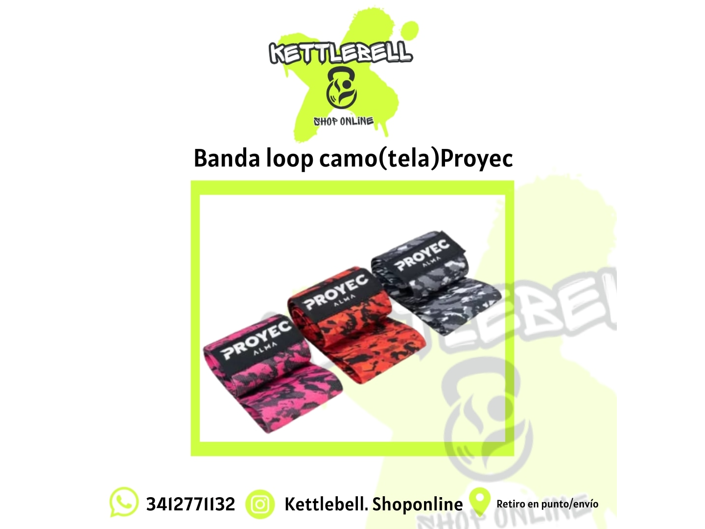 BANDA CIRCULAR DE TELA LOOP CAMO PY