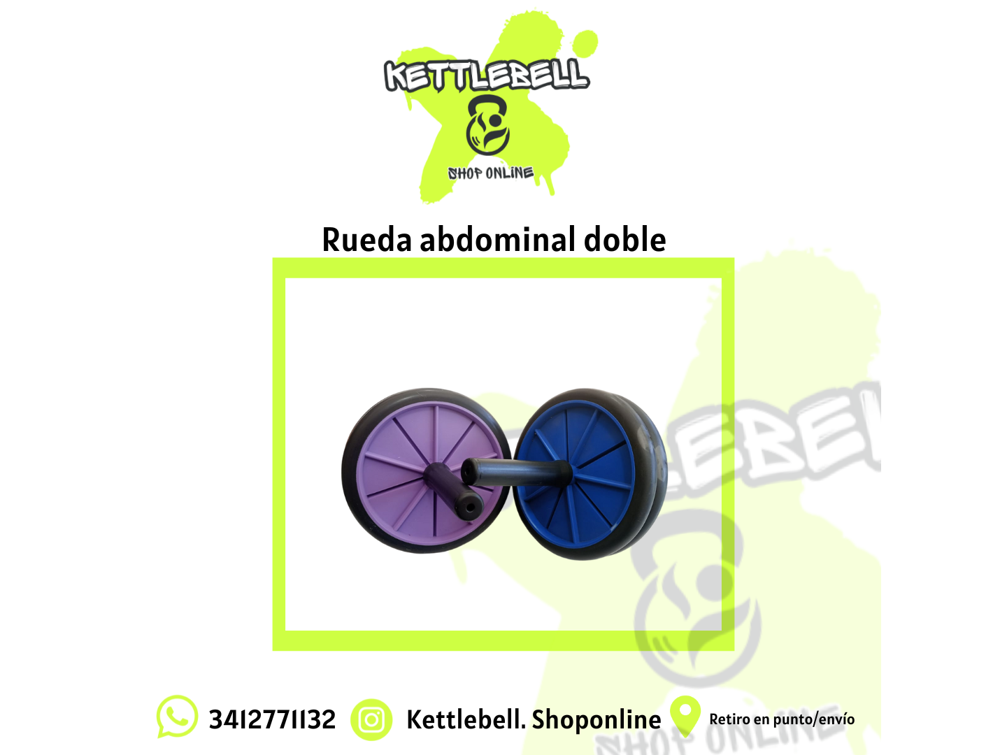 RUEDA ABDOMINAL DOBLE