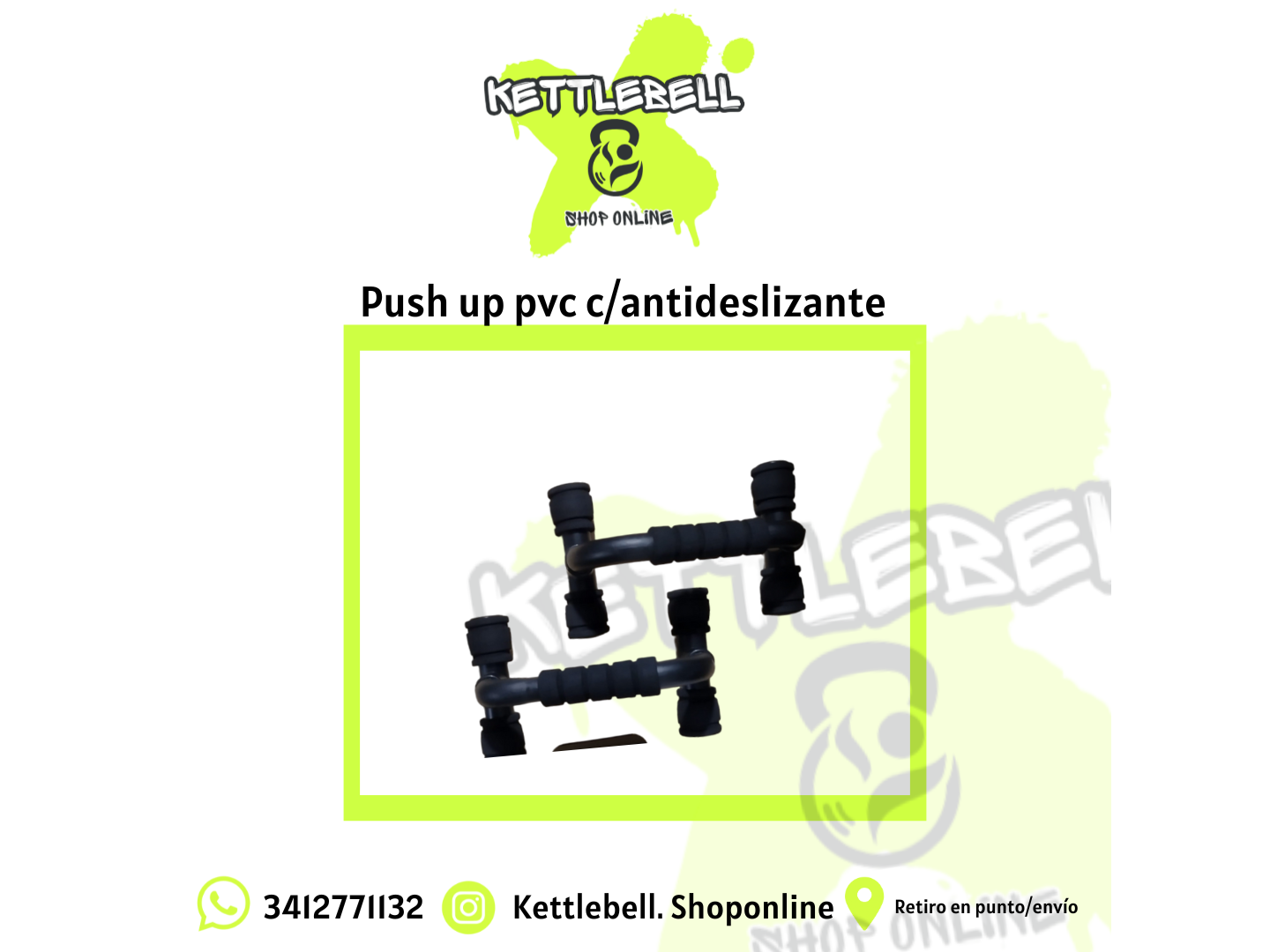 PUSH UP PVC CON ANTIDESLIZANTE