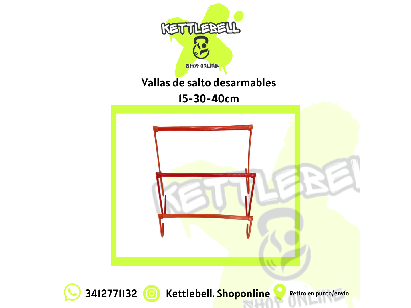 VALLAS DE SALTO DESARMABLES 15-30-40CM