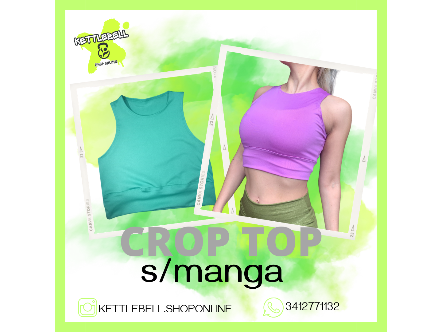 CROP TOP S/MANGA