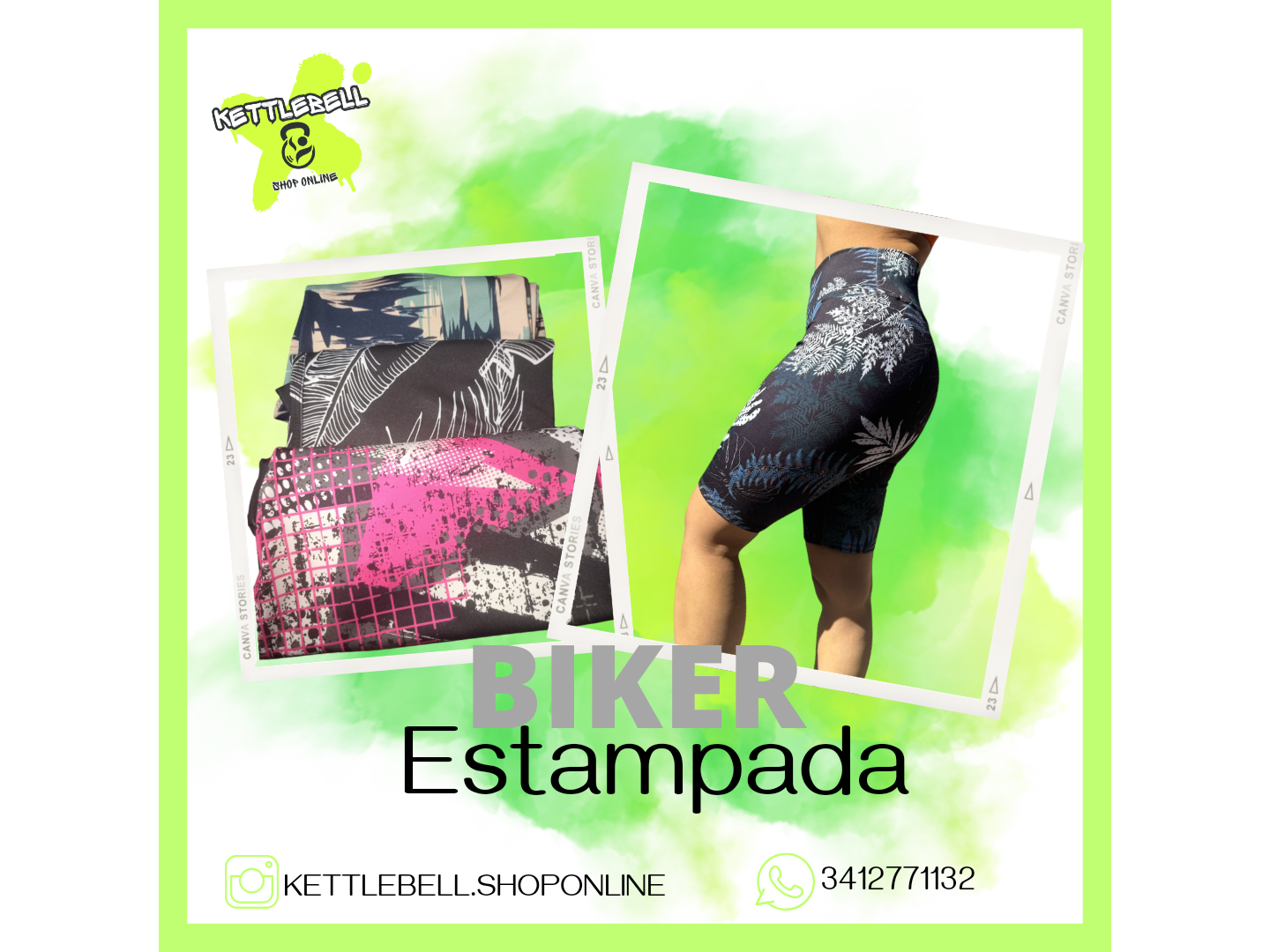 BIKER ESTAMPADA