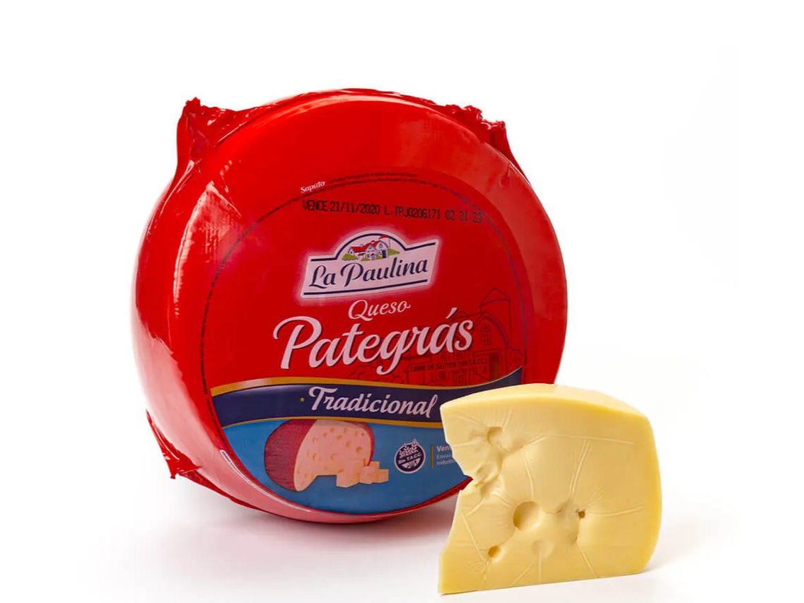 QUESO PATEGRAS TRADICIONAL LA PAULINA X 100g