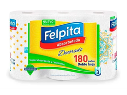 FELPITA ABSORB DECORADO X180