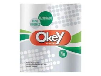 PALEP HIGENICO OKEY TEXTURADO 4X30 MTS