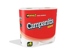 PAPEL HIGIENICO Campanita Soft 4 x 30 m