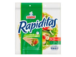 TORTILLAS RAPIDITAS LIGHT BIMBO 275g