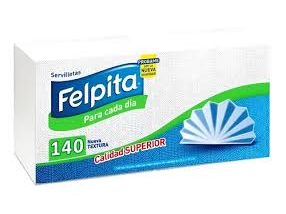 SERVILLETAS DE PAPEL FELPITA 140und