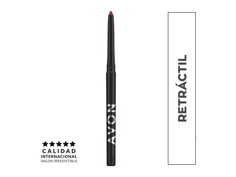 Delineador Retráctil para Labios Glimmerstick Malva / Avon True