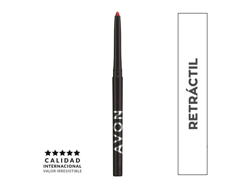 Delineador Retráctil para Labios Glimmerstick Coral / Avon True