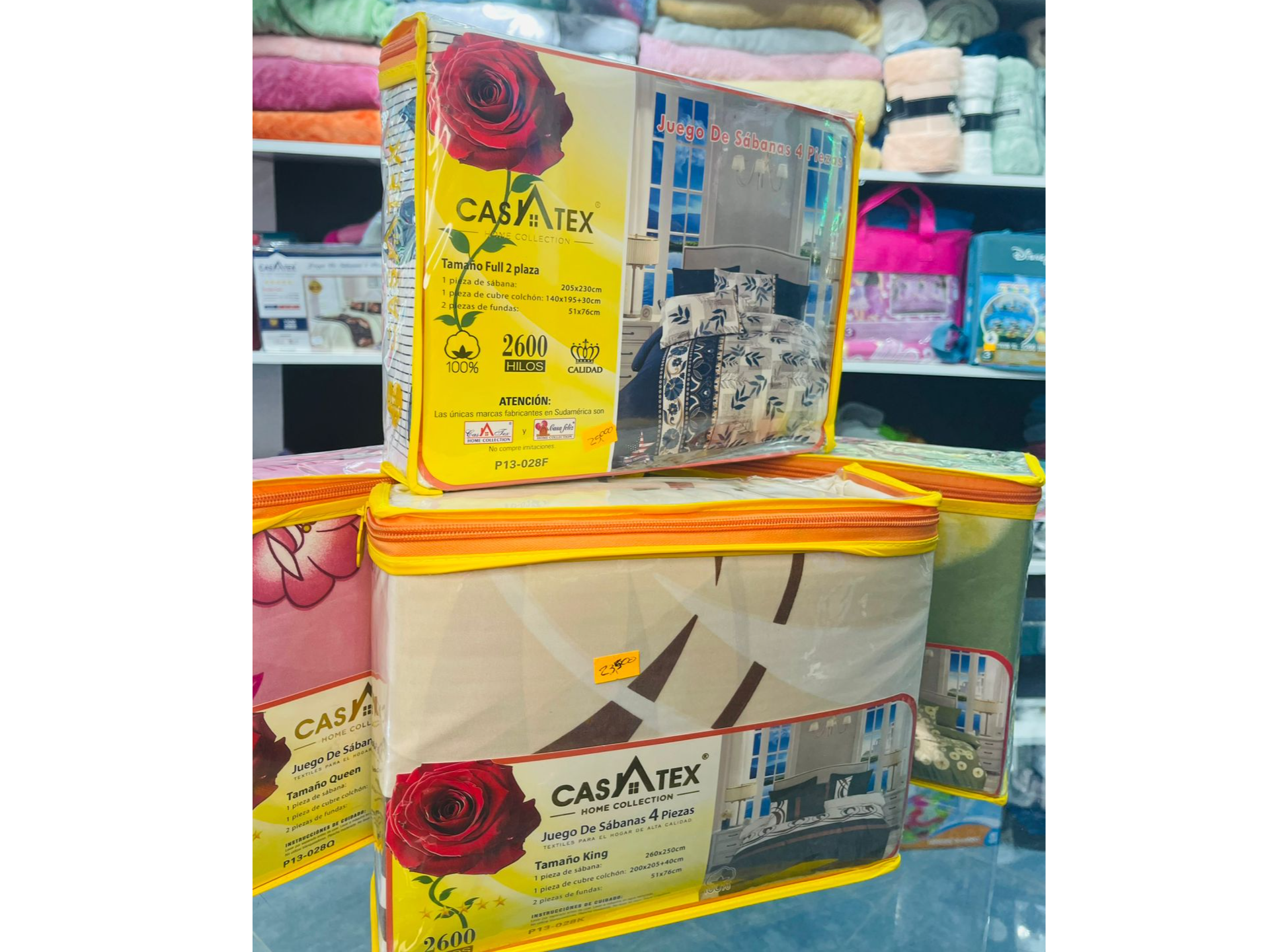 SÁB. FULL CASATEX EST.  ALGODON ✨