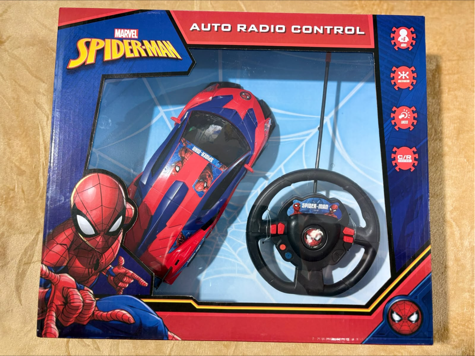 AUTO CONTROL REMOTO SPIDERMAN