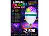 LÁMPARA BOLICHERA GIRATORIA RGB