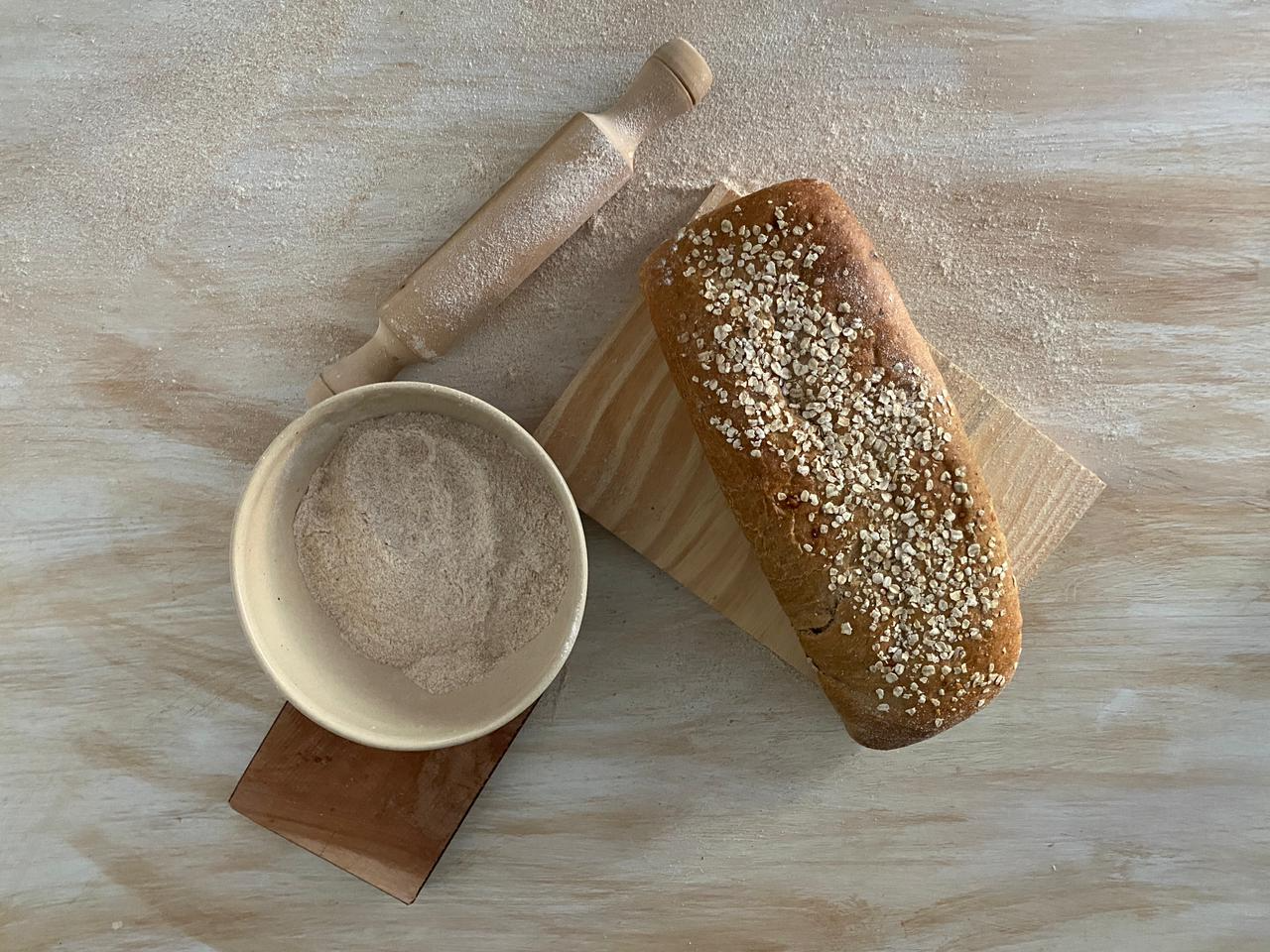 Pan integral masa madre