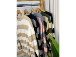 SWEATER RAYADO LARGO