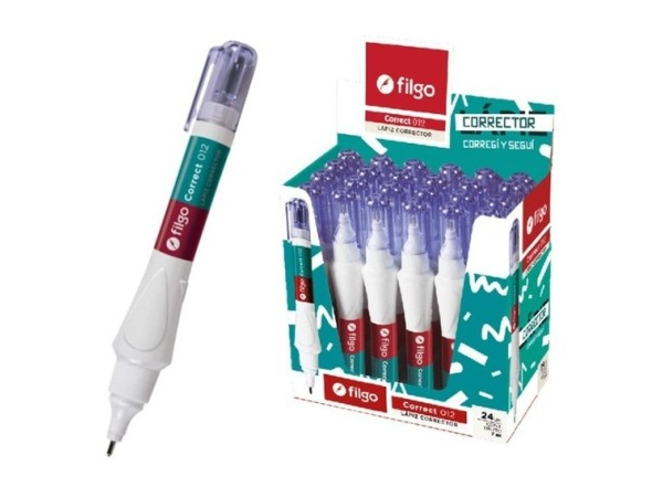 Corrector en lápiz Filgo punta metálica 7 ml